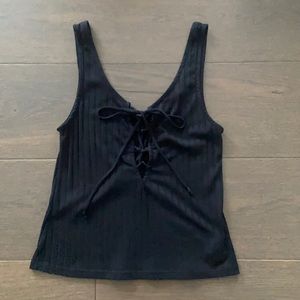 Urban Outfitters | Tie Up Ribbed Tank
